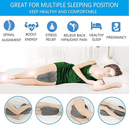 Leg Pillow, Knee Pillow for Side Sleepers, Leg Pillows for Sleeping, Knee Cushion for Sleeping,Suitable for Relieving Leg, Back, Knee Pain