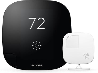 ecobee3 Smarter Wi-Fi Thermostat with Remote Sensor, 2nd Generation