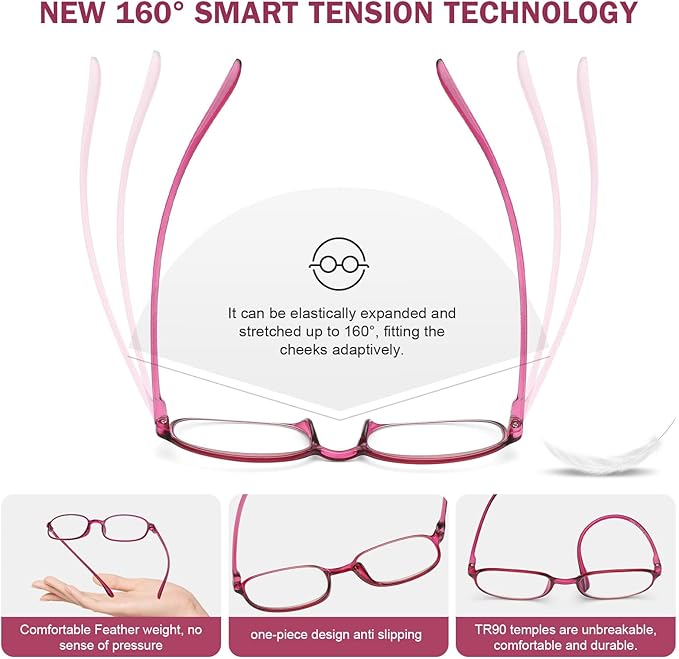 AQWANO 2 Pack Blue Light Blocking Computer Reading Glasses UV Protection Flexible TR90 Frame Lightweight Readers Glasses for Women Men +2.75