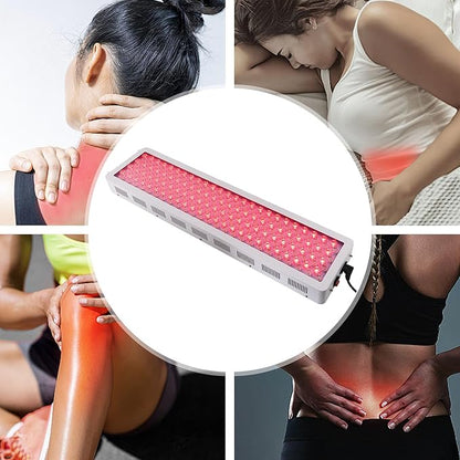 CNCEST Infrared Red Light Lamp, 1000w Red Light Near Infrared Light Panel, 660nm 850nm Led Red Lights Ther-Apy Lamp, for Improve Sleep,Muscl Relief,Skin Health,Anti-A-ging