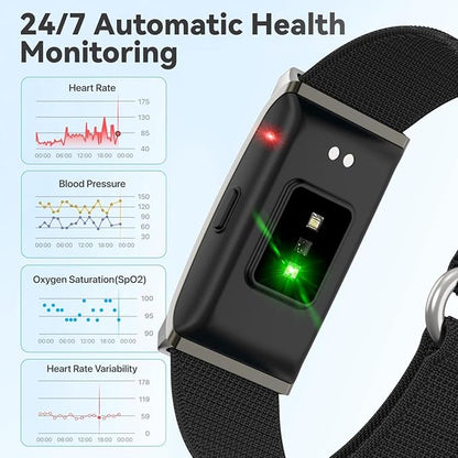 Smart Health Wristband for Women & Men - Activity Fitness Trackers Wearable Blood Pressure Monitor with Heart Rate and Sleep, Step Counter & Calories Tracker, IP68 Waterproof 173 Sport Modes