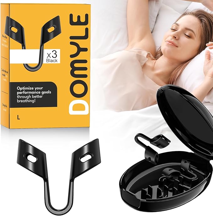 Anti Snoring Devices, Nasal Dilator for Sleeping, Effective to Relieve Snoring, for Nasal Snorers, Reusable Snoring Device to Enjoy a Peaceful Night's Sleep - 3 Pack (L)