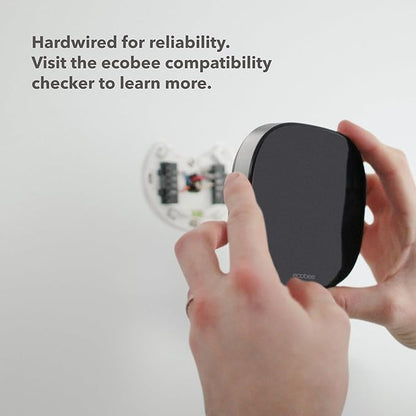 ecobee Smart Thermostat Premium with Smart Sensor and Air Quality Monitor - Programmable Wifi Thermostat - Works with Siri, Alexa, Google Assistant