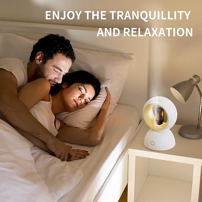 USB Essential Oil Diffuser – Waterless Aromatherapy Diffuser for Home, Office, Car & Travel, Compact & Portable, Variable Light Modes, Timer, Auto-Off, Covers Up to 450 Sq. Ft.