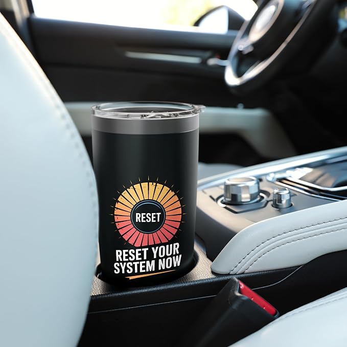 Relaxation Breathing Vagus Nerve Stimulation, Stress Relief Stainless Steel Insulated Tumbler