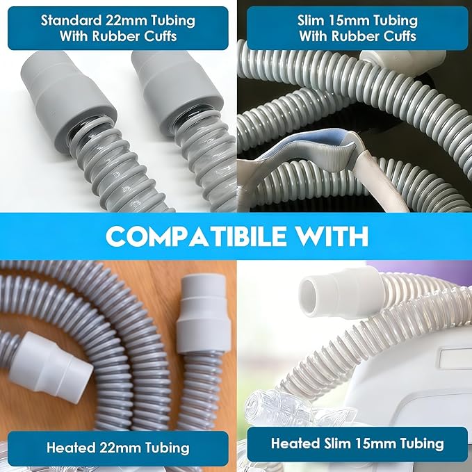Cpap Tube Cleaning Suit, with Cpap Hose Hook & Mask Hook & Hose Brush - Fits for Standard15-22mm Diameter Tubing