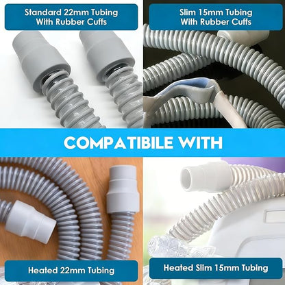 Cpap Tube Cleaning Suit, with Cpap Hose Hook & Mask Hook & Hose Brush - Fits for Standard15-22mm Diameter Tubing