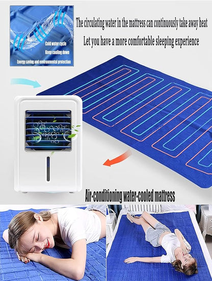 Air Conditioner Mattress Cooler Water Cooling Mattress System, Cool Bed Cooling Mattress Pad, Comfortable Quiet Bed Cooling Pad