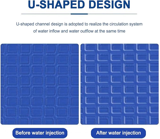 Cooling Mattress Topper with Remote, Mattress Cooling Pad, Bed Cooling System, Radiation-Free, Great for Sleep Enhancement, Relieving Heat, for Home, Dorm Room, Apartment And Hostel(Size:1.6*0.7m)