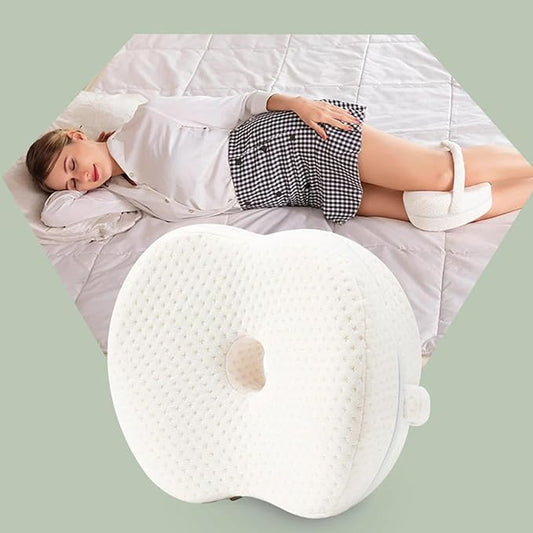 Orthopedic Leg Pillows for Side Sleeper Relieve Knees Sciatica Leg Pregnancy Pain Contour Legacy Knee Foam Support Pillow Soothing Pain Relief for Sciatica Back HIPS Knees Joints (Gray)