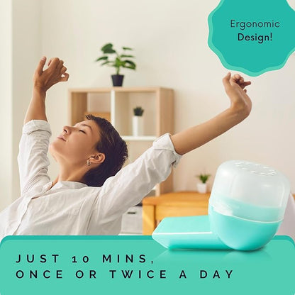 Mucus Relief Device by Virth - Breathing Exercise Device - Clear Lungs - Flutter Valve Lung Exerciser Device - Lung Cleanse & Breathing Treatment - Health & Wellness Device - Enhanced Comfort