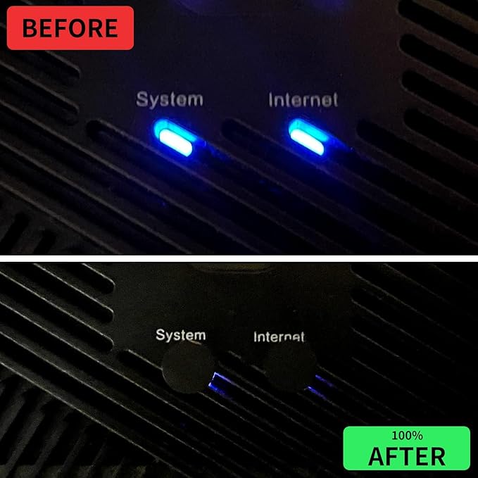 Light Blocking Stickers,Blackout Sticker for Electronic,2 Sheets Cover White and Black, LED Covers,100% Blocking(Cut-100% Blocking White and Black)