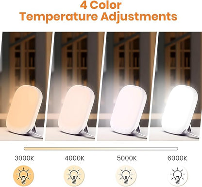 LASTAR Sun Lamp 10,000 Lux Daylight Lamp with Memory Function 5 Adjustable Brightness Levels 4 Color Temperature 4 Timer Funtion Sunlight Lamp Mountable Support Smart Plug