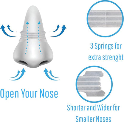 Airevolution Nasal Strips for Snoring Clear - Nose Strips for Breathing - Snore Strips 45 Count