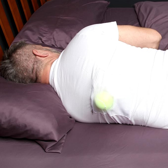 Stop Snoring T-Shirt - Snore Stopper - Most Comfortable Snoring Aid. Health Expert Recommended for Back Snorers! Eliminates Snoring by Adjusting Your Sleeping Position. Guide to Snoring Ebook (Large)