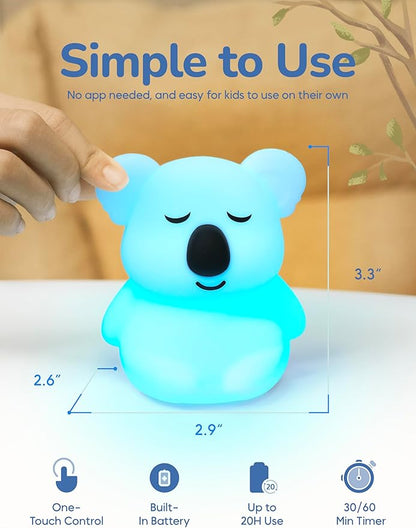 Mini Breathing Pal 'Kyle' - Mindfulness Breathing Light, Guided Visual Meditation Breathing Light, Anxiety Relief Items for Calm Down Corner/Meditation/Sleep Aid for Adult/Kid