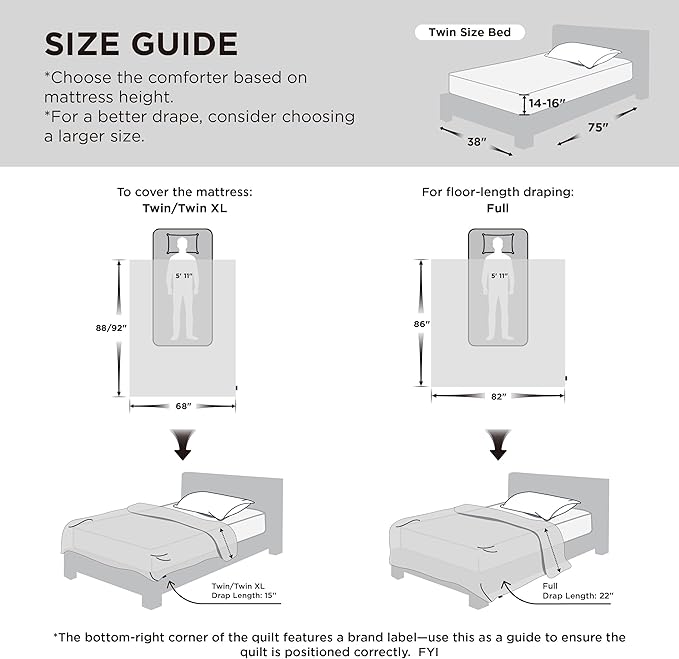 Bedsure Cooling Comforter Twin - Cooling Blankets for Hot Sleepers, Lightweight Comforter for Summer with Dual-Sided Cool Tech, Soft Breathable Cold Blanket for Sleeping, Grey, 68x88 Inches