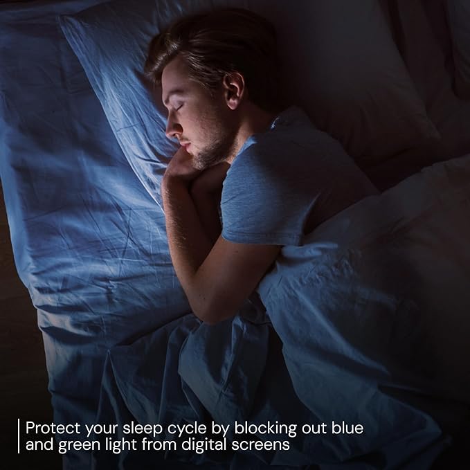 livho Gaming Blue Light Blocking Glasses for Better Sleep, Premium Night Driving, Computer Blockers for Man & Woman