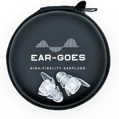 X15 High Fidelity Earplugs – Reusable Hearing Protection with Two Sizes – Concerts, Festivals, Musicians, Motorcycles, and Travel – 15 dB Noise Reduction – Clear & Comfortable