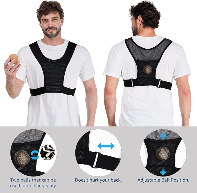Side-Sleeping Trainer for Side Sleep, Anti Snoring Solution, Stop Snoring and Reduce The Risk for Sleep Apnea,Black