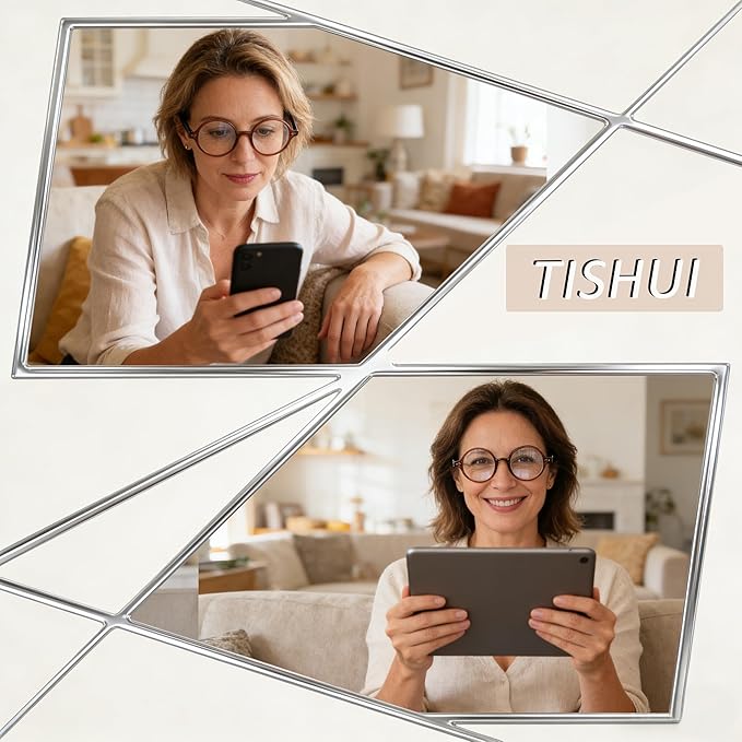 Round Reading Glasses Women Men Blue Light Blocking Circular Readers Unisex Ultra Lightweight Circle Cheaters Glasses