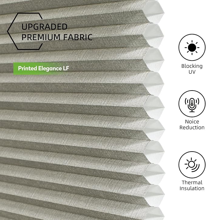 ZSTARR Motorized Skylight Shades Blackout Cellular Honeycomb Electric Blinds with Solar Panel Cordless Rechargeable with Remote for Roof and Slanted Windows Custom Size (LF Printed Olive)