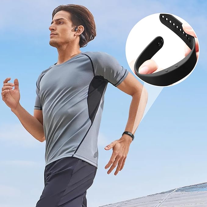 Smart Bracelet – Smart Wristband Activity Fitness Tracker, Waterproof Watch Monitor with Pedometer for Running Exercise Workout Gym Walking Calories, Compatible for Men Women Daily Fitness Tracking