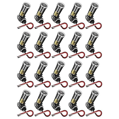 Dusk to Dawn Sensor,Greencycle 20PK Photocell Sensor for Outdoor Lights Auto On/Off, Waterproof IP65 Photo Cell for Outdoor Lighting, Flood Light, Lamp Post - Energy Saving & Easy Install