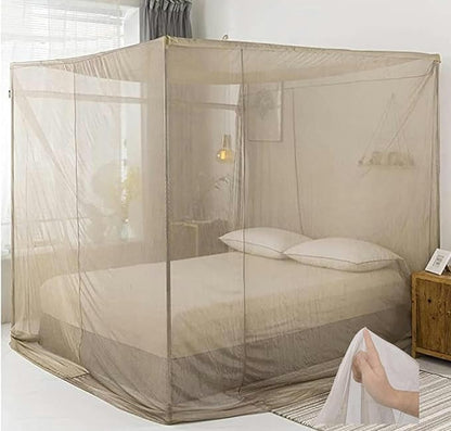 AMNOOL Silver Fiber Anti Radiation Bed Canopy,Breathable EMF Shielding Mesh Canopy Radiation Shielding Rate 99.99% for WiFi Router Guard,120220220cm