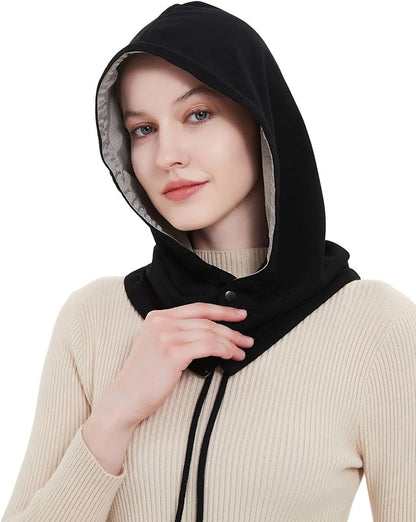 Radia Smart® EMF Protection Hood, Faraday Hat,EMF Shielding, RF Shielding, WiFi Shield, Brain Coat, Black