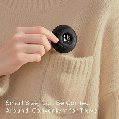 sunvito Sleep Earbuds Bluetooth 5.4, Mini Invisible Silicone Sleep Earbuds for Side Sleepers, Noise Blocking Sleeping Headphones, Hidden Earbuds with LED Display for Small Ears, Sleep & Relax (Black)