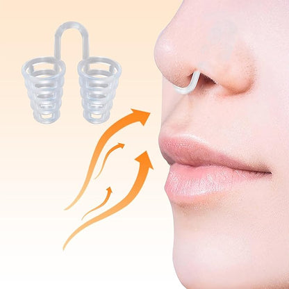 Nose Vent Sinus Relief (Pack of 12 XL Size) Hard Silicone Vents - A Simple Solution for Nasal Snorers - Reusable Snoring Device to Enjoy a Peaceful Night's Sleep - by Mobi Lock