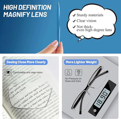 4 Pack Reading Glasses for Women Men Blue Light Blocking Computer Readers Spring Hinge Anti Glare +3.0 1.0 1.25 1.5 1.75 2.0 2.25 2.5 2.75 3.0 3.5 4.0