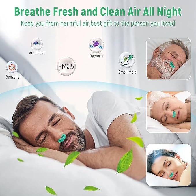 Anti Snoring Devices for Women Men, Soft and Comfortable Material, Easy to Use&Clean