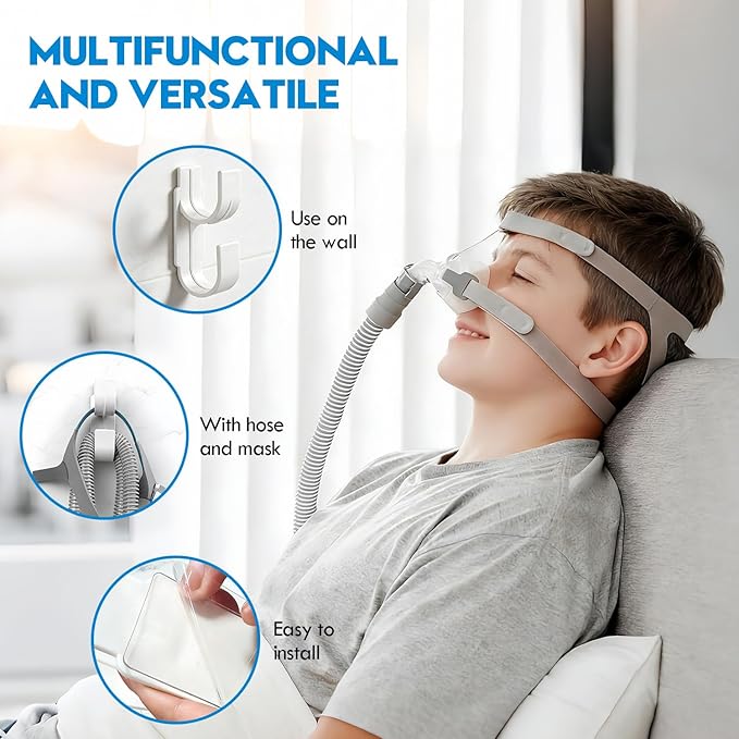 Cpap Tube Cleaning Suit, with Cpap Hose Hook & Mask Hook & Hose Brush - Fits for Standard15-22mm Diameter Tubing