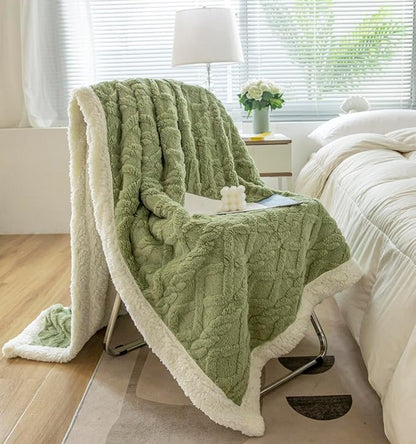 Heated Blanket Outdoors, Battery Operated Heated Throw with 10000mAh Power Bank, 2-in-1 Blanket & Shawl for Camping