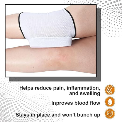 Nuanchu 2 Pcs Osteoarthritis Knee Pad Brace Pain Relief Nighttime Knee Pillow Sleeves for Women Men Joint Pain Relief Injury Recovery Meniscus Tear Patellar Tendonitis Arthritis