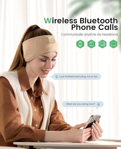 Bluetooth Headphones Headband, Sleep Headphones Bluetooth Headband for Side Sleepers, Reduce Snoring Disturbance for Sleeping, Wireless Headphone for Workout Running Cool Gadgets Unique Gifts