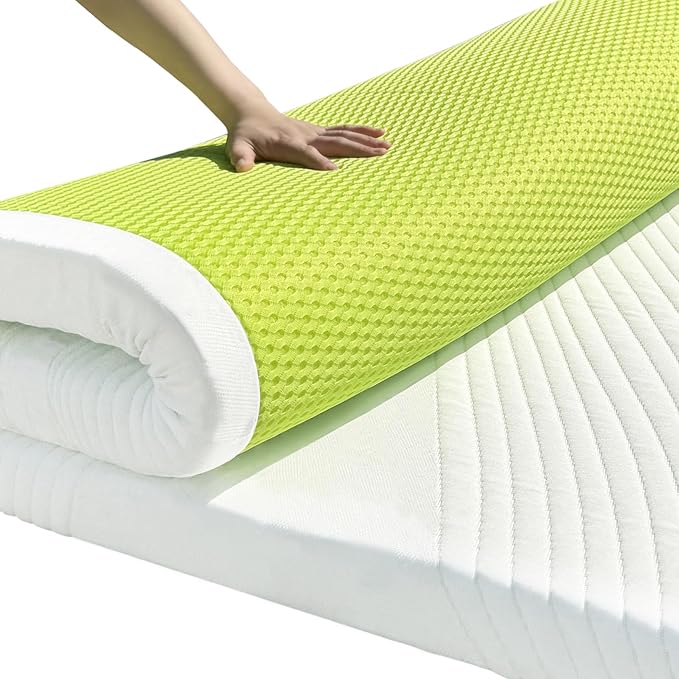 4 Inch Cal King Firm Mattress Topper, Extra Firm Memory Foam Bed Topper for Pain Relief, Cooling Gel-Infused & Removable Cover, CertiPUR-US & Oeko-Tex Certified