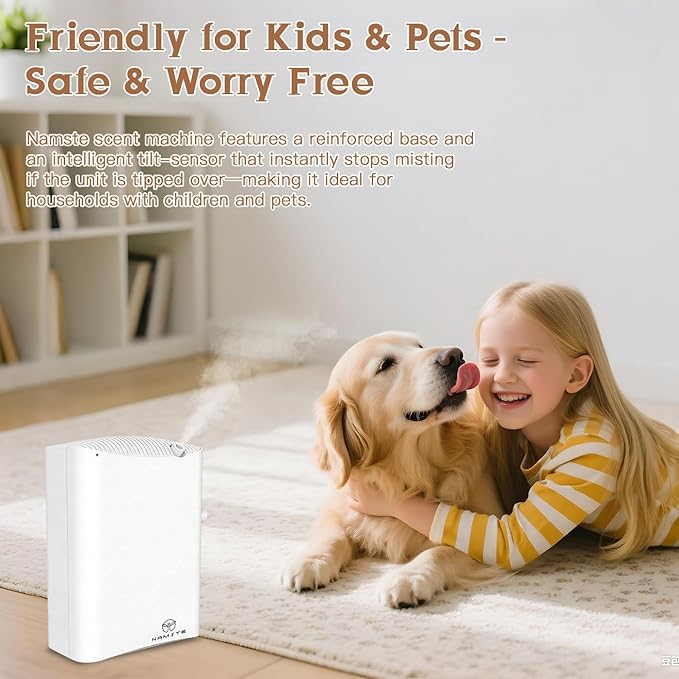 Waterless Essential Oil Diffuser HVAC Scent Machine - Smart APP & WiFi Control 3500 sq. ft Coverage Cold Air Aroma, Minimalist Aromatherapy Diffusers 500ML for Home Hotel Office Large Room