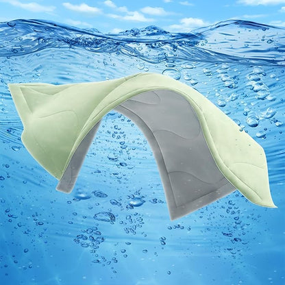 Cooling Comforter Twin Size, Double-Sided Cooling Blanket for Hot Sleepers & Night Sweats, Arc-Chill Q-Max > 0.4 Breathable Ice Blanket, Lightweight Cold Comforter (68''x90'', Light Green)