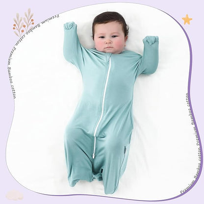 PuppyPaws Baby Sleep Sack, Transitional Swaddle, Swaddles for Newborns，1.0 Tog Sleep Sack 3-6 Months, Wearable Blanket Baby with 2-Way Zipper