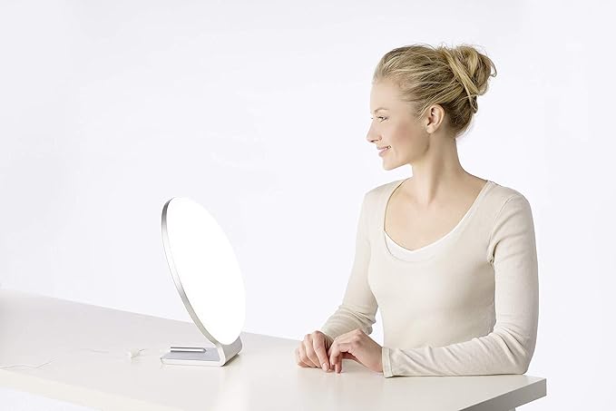 Beurer TL50 Daylight Lamp | UV-free Lamp with Natural Bright Sun Light | Jet Lag Lamp | Full Spectrum, 10,000 lux LED | Big Surfaced Daylight for Home & Office, 3 Piece Set
