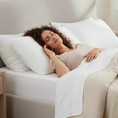 Cooling Gel Memory Foam Pillow - Reversible Bed Pillow with Medium Firm Memory Foam and Cooling Gel, Removable and Machine Washable Cover - Support for Back and Side Sleepers by Remedy
