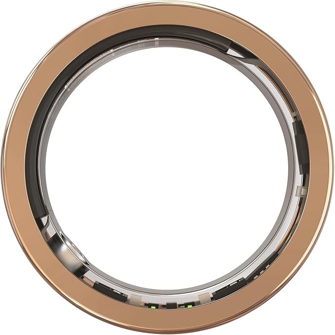 3Plus Loop - Smart Ring -Titanium - No App Subscription - Meditation Coach - Sleep Tracking - Heart Rate - Fitness w/Assisted GPS - Swim 5ATM - Up to 4 Days of Battery Life (Rose Gold, US 7)