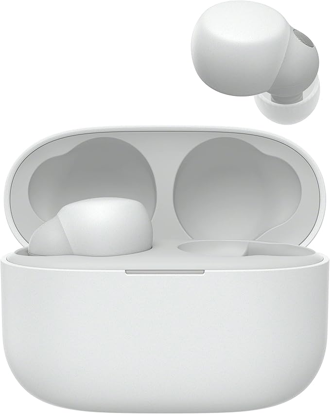 Sony LinkBuds S Truly Wireless Noise Canceling Earbud Headphones with Alexa Built-in, Bluetooth Ear Buds Compatible with iPhone and Android, White
