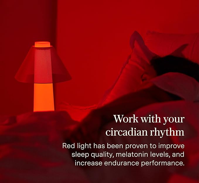 Loftie Smart Lamp - Sunrise Alarm, Wake-Up Light, Custom Color Modes, Nightstand Lamp Room Decor, Red Lights for Sleep, Morning & Evening Routines, Modern Table Lamps for Bedroom Decor, Office (White)