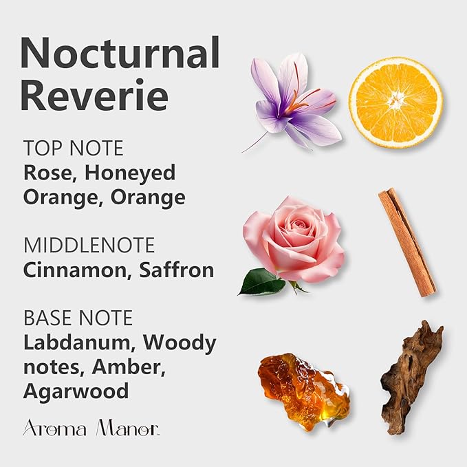 Hotel Scents Nocturnal Reverie 5.3 Fl Oz (150ml), Home Luxury Aroma & Hotel Collection Diffuser Oil- Hotel Diffuser Oil for Aromatherapy -Wood Inspired, Bigger Bottle, Bolder Aroma & Longer Lasting