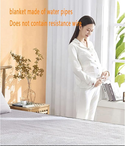 Heated Blanket Water Control Temperature Eco-Friendly Water Heated Mattress Pad Non-Electric Bed Warmer Smart Smooth Hydro Heat Soft Pad