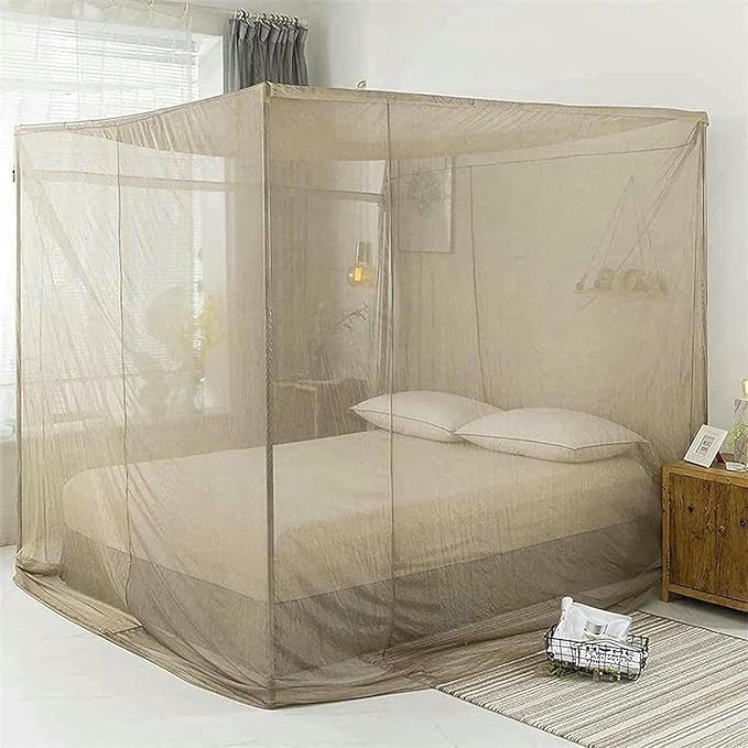 EMF Shielding Canopy,Anti Radiation Bed Net Canopy Made by Silver Coated Mesh Radiation for WiFi Router Guard Shielding Rate 99.99%